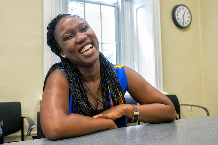Swarthmore College senior Sedinam Worlanyo, 21, a computer science and economic development major from Ghana.