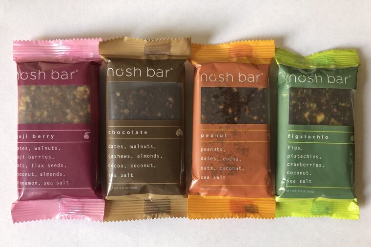 Nosh energy bars.