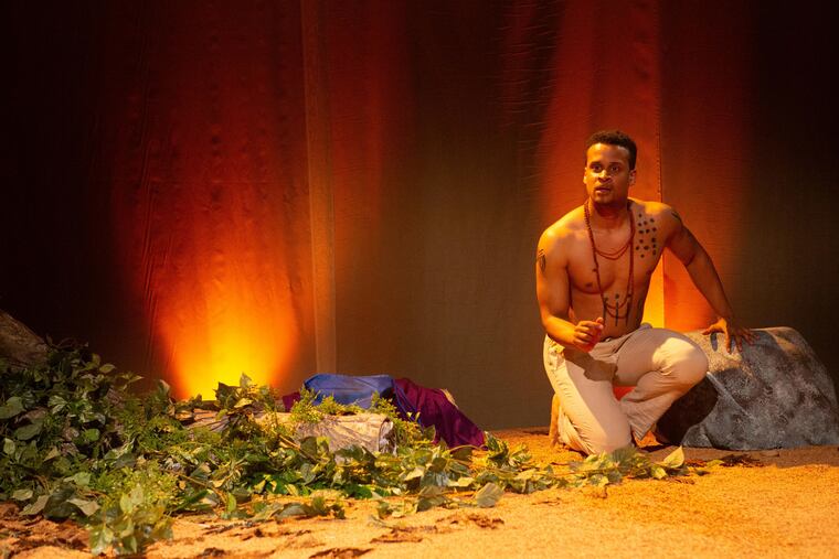 Keith Illidge in "Untitled," through May 12 at Inis Nua Theatre Company.