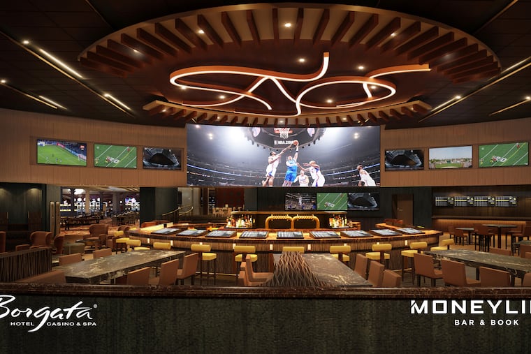 Rendering of Borgata's new sportsbook