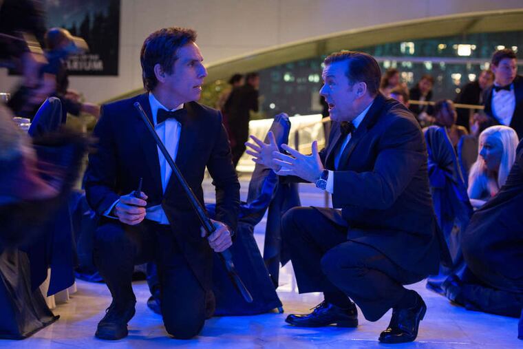 Ben Stiller (left) and Ricky Gervais in "Night at the Museum: Secret of the Tomb." JOE LEDERER