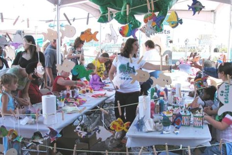 Flying fish: Families can make crafts, enjoy music, face painting, a scavenger hunt, free Ride the Ducks boat rides, and more on Coast Day.