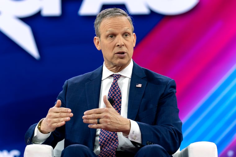 Rep. Scott Perry, R-Pa., speaks during the Conservative Political Action Conference, CPAC 2024, in Oxon Hill, Md., Feb. 22, 2024. (AP Photo/Jose Luis Magana, File)