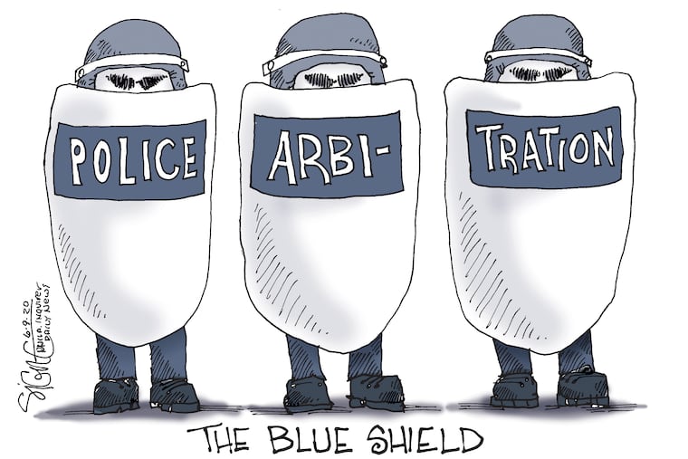 The blue shield in Philly and beyond.