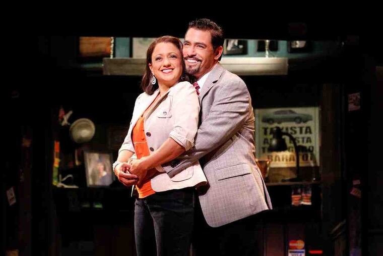 Natalie Toro and Daniel Bolero in "In the Heights" at the Mer- riam. The book is by Philadelphia native Quiara Alegría Hudes.