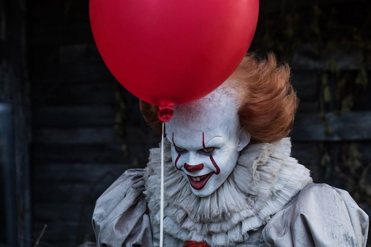 Bill Skarsgard as Pennywise the Clown in ‘It.’ a Warner Bros. Pictures release Copyright: © 2017 WARNER BROS. ENTERTAINMENT INC. AND RATPAC-DUNE ENTERTAINMENT LLC. ALL RIGHTS RESERVED. Photo Credit: Brooke Palmer