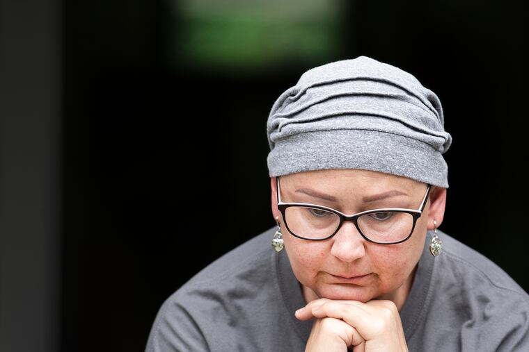 Tammy Brady is photographed on Wednesday, July 6, 2022., at her home in Williamstown, N.J. Tammy has worked at Atlantic City casinos for 40 years, and was just diagnosed with breast cancer. She believes her diagnosis stems from her decades of exposure to second hand smoke, and she is fighting to make AC casinos smoke-free.