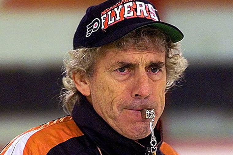 Former Flyers head coach Roger Neilson. (Dan Loh/AP file photo)
