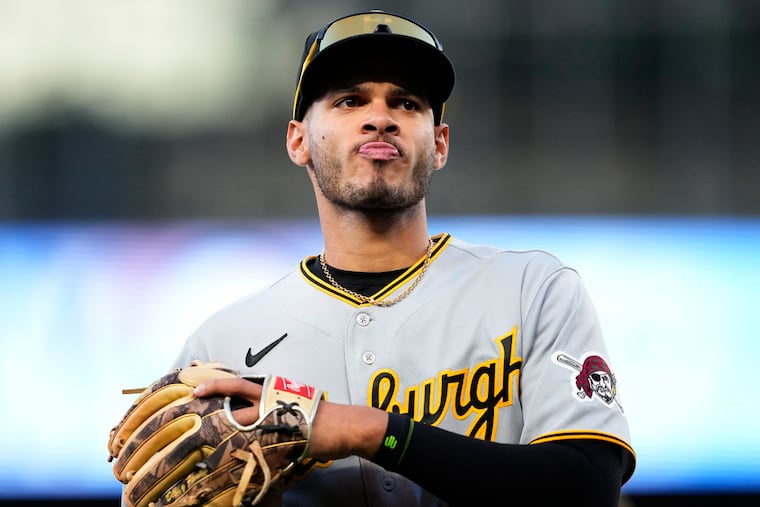 Infielder Tucupita Marcano during his time with the Pittsburgh Pirates organization.