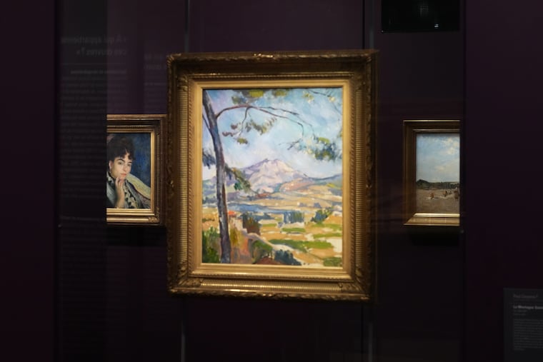 French painter Pierre-Auguste Renoir's painting "Madame Alphonse Daudet," left, is seen at the Musée d'Orsay museum's new permanent gallery dedicated artworks recovered after World War II whose ownership remains uncertain, in Paris on Monday, May 4, 2026.