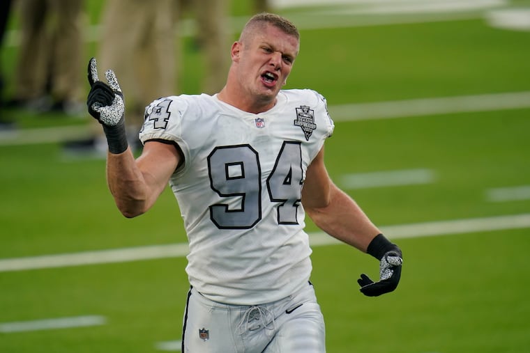 Former Malvern Prep and Penn State defensive end Carl Nassib, the first openly gay player in the NFL announced his retirement from football after seven seasons in the league with three teams.