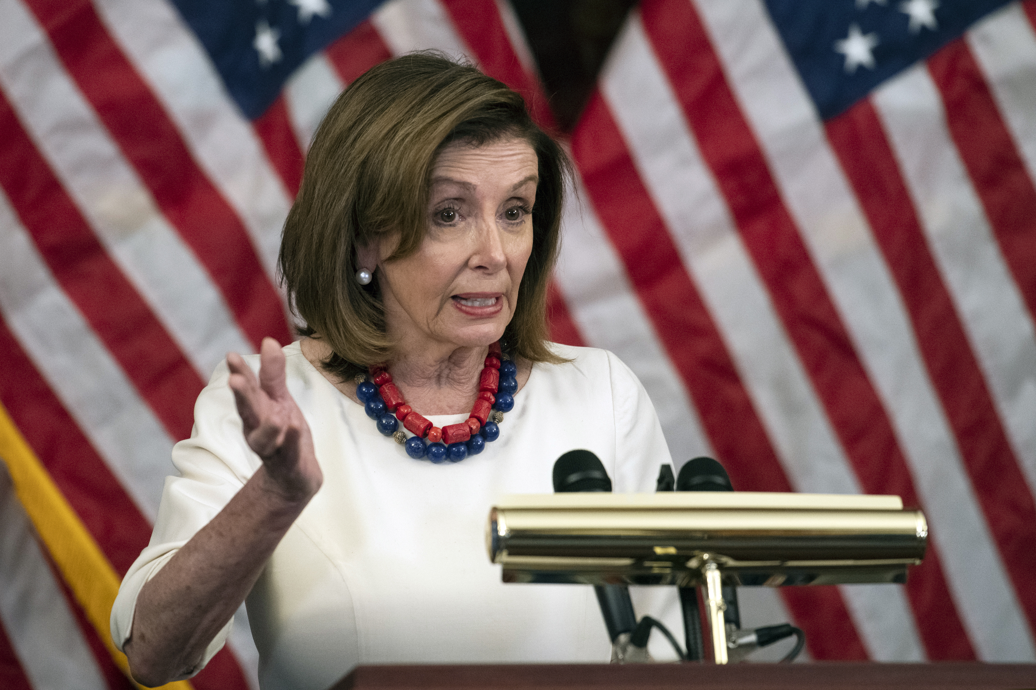 Speaker of the House Nancy Pelosi of Calif., is seeking reelection.