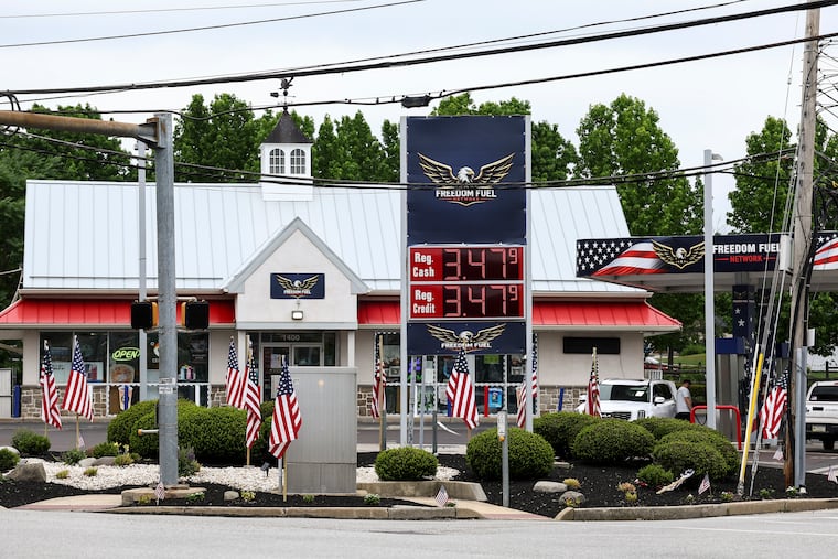 The Freedom Fuel Network gas station at 1400 Dreshertown Road on Tuesday in Dresher, Upper Dublin Township.