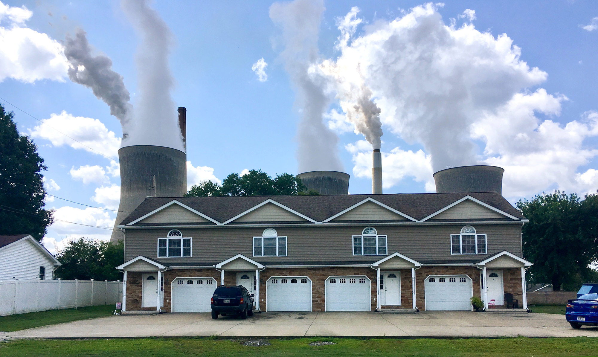 A coal-fired plant in Winfield, W. Va, is seen from an apartment complex in the town of Poca across the Kanawha River. The Trump administration is gutting an Obama-era rule that compelled coal plants to cut back emissions of mercury and other human health hazards, limiting future regulation of air pollutants by petroleum and coal plants.