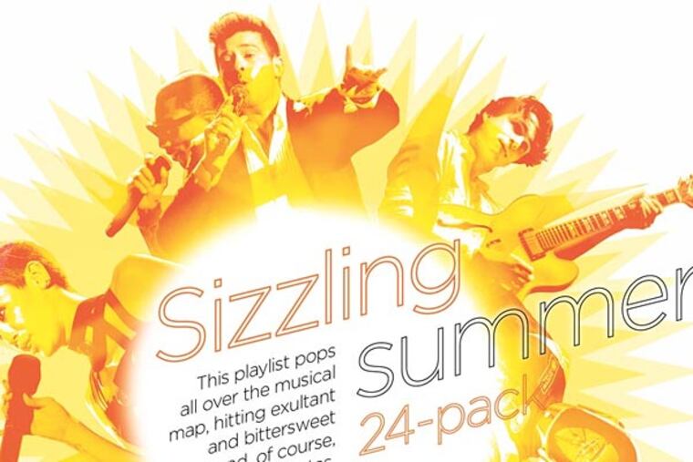 Plug in your ear buds and listen to the top pop songs of the summer.