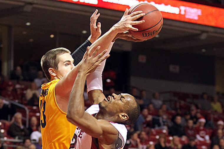 Temple's Will Cummings. (Yong Kim/Staff Photographer)