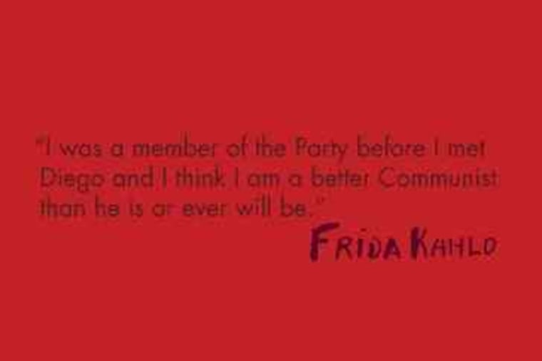 Yevgeniy Fiks' "Communist Tour of Russia: Frida Kahlo" (2010), is part of his show at Temple Gallery, Tyler School of Art.