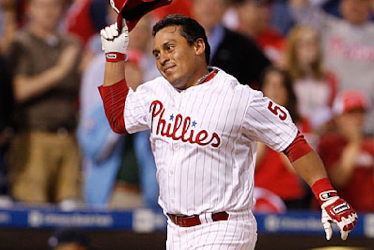 The Phillies signed Carlos Ruiz as a 19-year-old in 1999 for just $8,000. (Ron Cortes/Staff file photo)