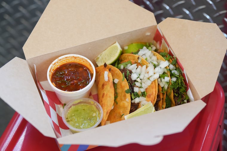 The bulgogi beef birria tacos at .Korea Taqueria, in Philadelphia, May 20, 2026.