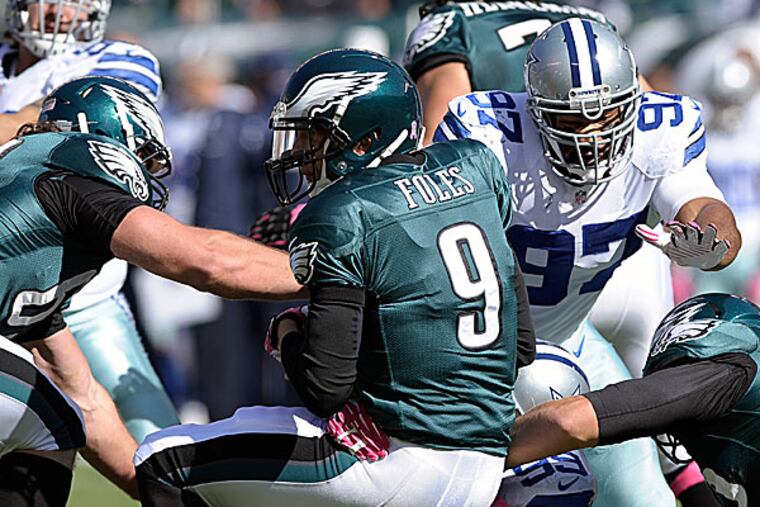 Eagles quarterback Nick Foles. (Michael Perez/AP)