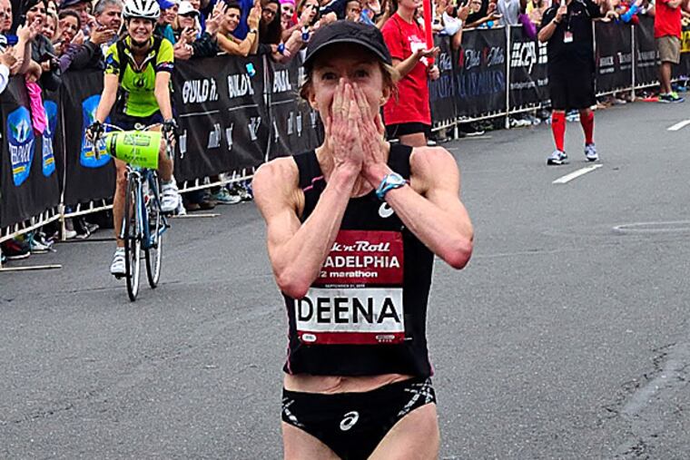 Deena Kastor. (C.F. Sanchez/Staff Photographer)