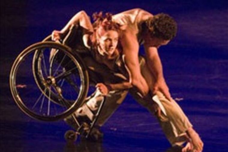 The AXIS Dance Company will perform Saturday at Montgomery County Community College in Blue Bell.