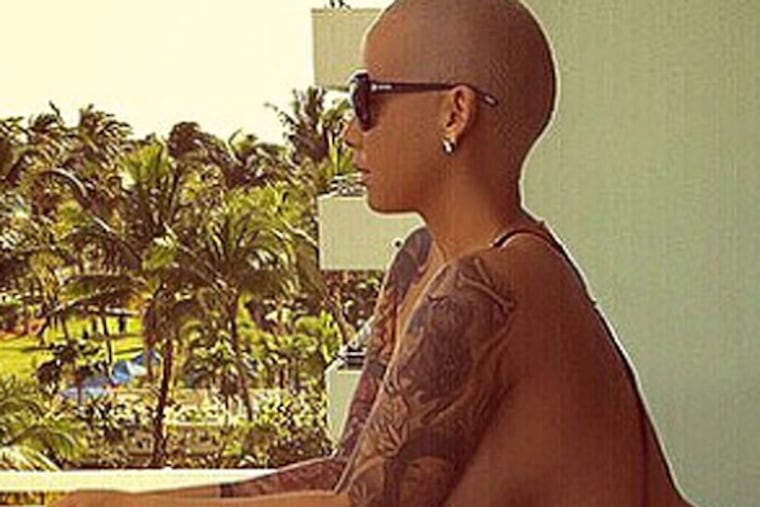 Photo of Amber Rose posted on her Instagram account.