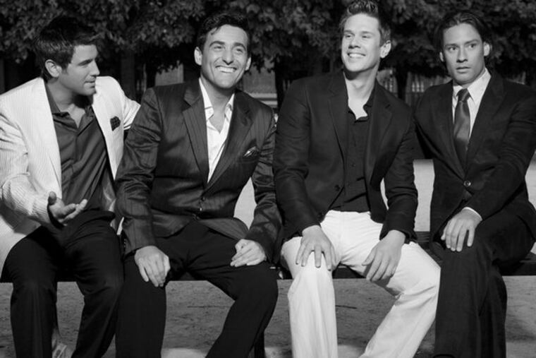 Friday's "An Evening With" Il Divo at the Borgata. Says David Mil- ler: "I guess we don't speak, necessarily, to pure opera fans."
