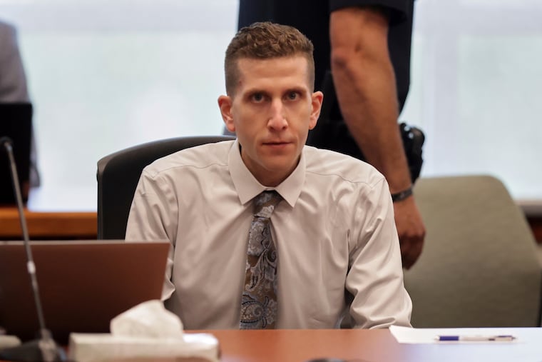 Brian Kohberger, charged in the murders of four University of Idaho students, appears at the Ada County Courthouse in Boise, Idaho.