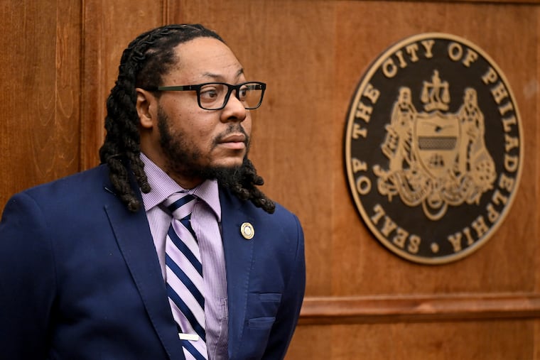 Councilmember Jeffery Young Jr. on Dec. 11 in City Council chambers.