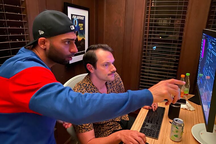 Jon Reed and Junaid Lughmani coordinate online with volunteers to help evacuees make it inside the Kabul airport from Berkeley, Calif. MUST CREDIT: Washington Post photo by Jonathan Baran