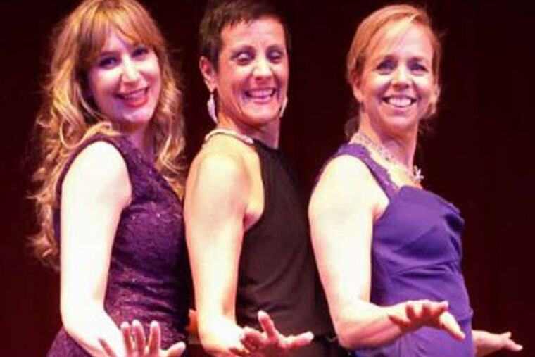 Cassandra Nary (left) plays Audrey , Donna Dougherty is Kate, and Michelle Pauls is Suzy in "Til Divorce Do Us Part."