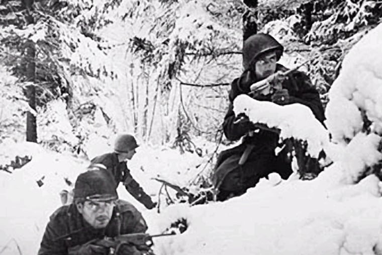 U.S. troops during the Battle of the Bulge in December 1944. National Archives