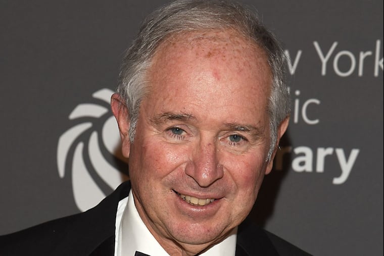 Stephen Schwarzman attends the 2017 NYPL Library Lions Gala on Nov. 6, 2017 at the New York Public Library in New York.