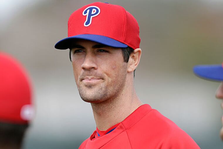 Phillies pitcher Cole Hamels. (Charlie Neibergall/AP)
