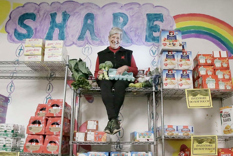 Steveanna Wynn at the Share Food Program warehouse. She used her Southern grit to help build the program into the largest distributor of food for low-income people in the region.