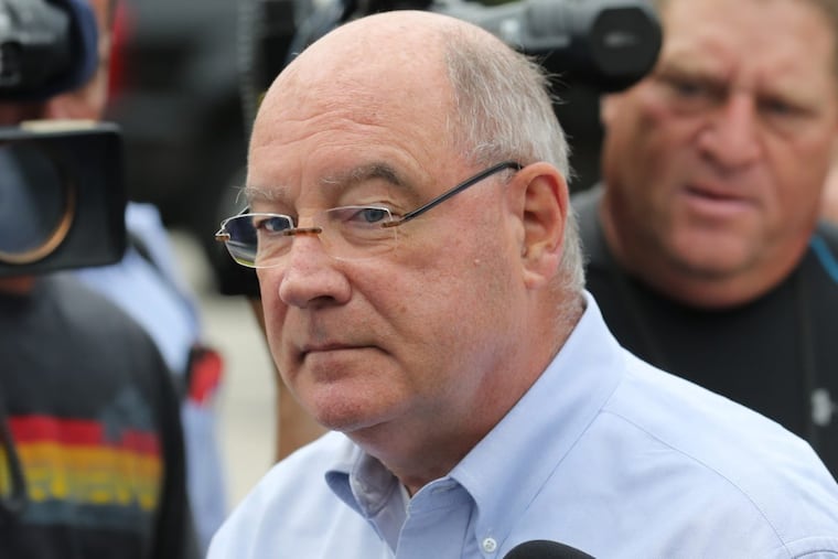 A federal judge ordered former Radnor Township Commissioner Philip Ahr, pictured in this October 2017 file photo, imprisoned until his trial on federal child pornography charges.