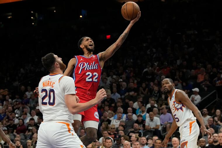 Cam Payne scored 12 points in 15 minutes during the Sixers' 115-102 loss to the Phoenix Suns.