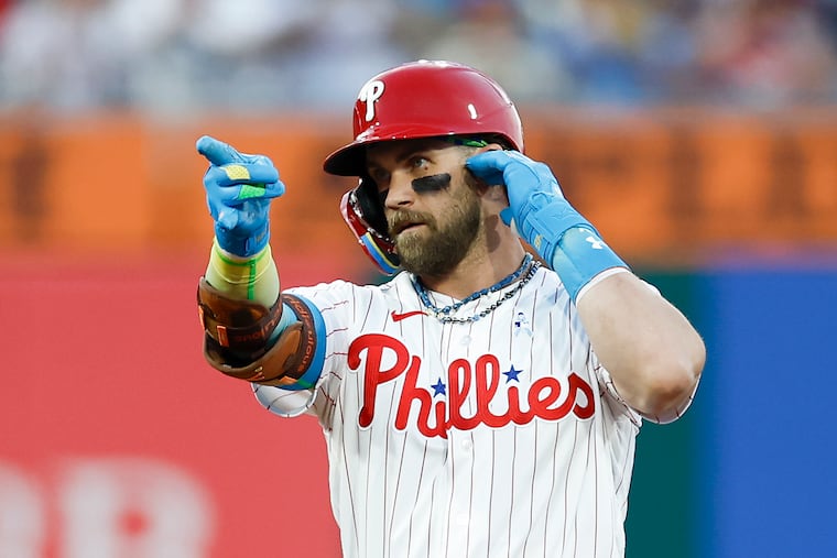 Phillies first baseman Bryce Harper has a new signature cleat with Under Armour.