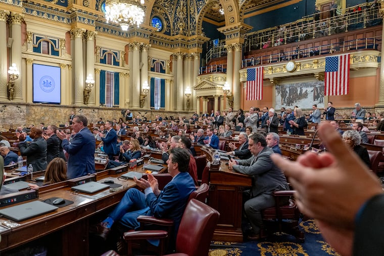 The state House chamber as Gov. Josh Shapiro makes his annual budget proposal in Harrisburg Tuesday, Feb. 3, 2026.