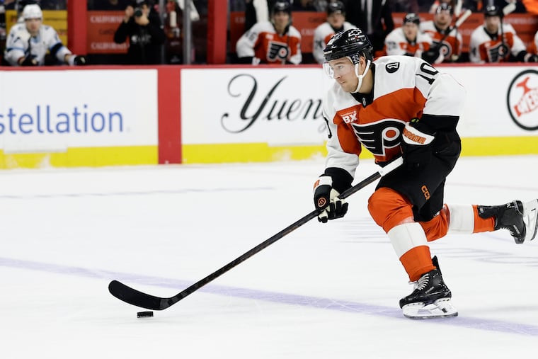 Bobby Brink is headed home to Minnesota after being traded on Friday by the Flyers.