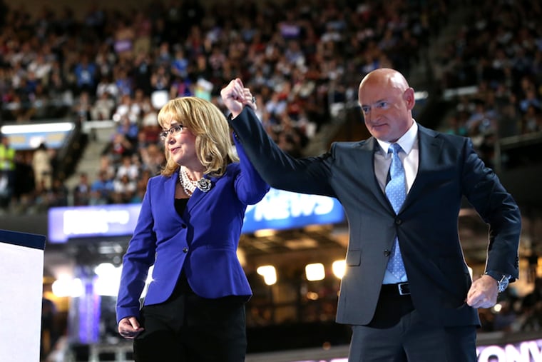 Gabrielle Giffords and her husband Mark Kelly's organization Giffords: Courage to Fight Gun Violence is one of the gun-control groups hoping bills will be passed by the new House. (JESSICA GRIFFIN / Staff Photographer)