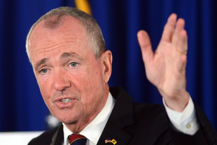 New Jersey Governor Phil Murphy speaks to reporters in June. On Friday, he said a new IRS rule that prevents New Jersey from using a workaround to the new federal tax law will hurt taxpayers.