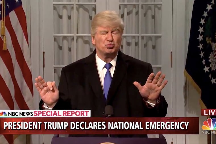 Alec Baldwin as President Donald Trump on "Saturday Night Live." MUST CREDIT: NBC