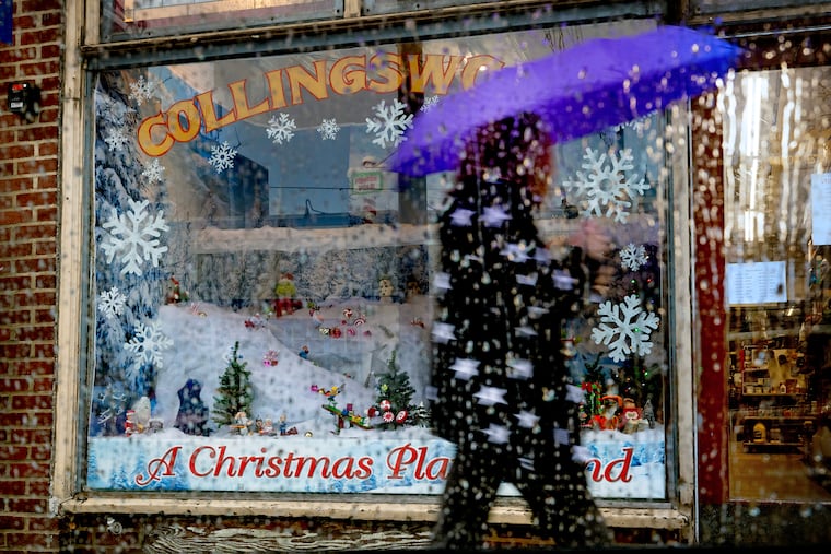 The region’s first winter storm brought mainly rain to the region Tuesday, but some snowflake sightings were evident in Collingswood in the morning. Otherwise, it was just one cold, rainy December day.