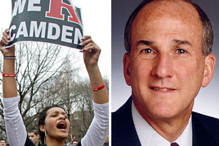 Will Robert Barchi (right), outgoing president at Thomas Jefferson University in Philadelphia, be the next president of Rutgers University?