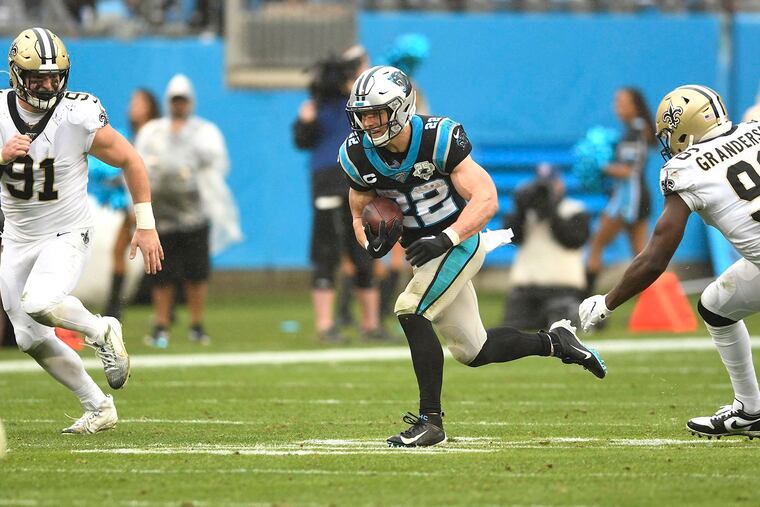 Carolina Panthers running back Christian McCaffrey's contract set a new bar that is unlikely to be broken at running back. (David T. Foster III/Charlotte Observer/TNS)