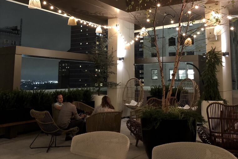 Attico is atop the Cambria Hotel, 219 S. Broad St.