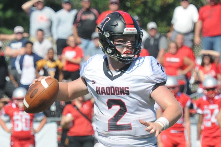 Jay Foley scored two touchdowns Friday to help Haddonfield edge out West Deptford, 27-21.