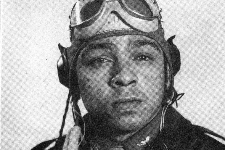 Lt. Walter P. Manning, of West Philadelphia, was a Tuskegee Airman who was lynched when his plane was shot down in Austria in 1945. Nazi propaganda had encouraged the lynching of American pilots,